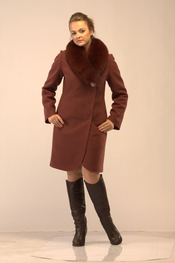 пальто женское Зима 2015 модель M-1423 фото