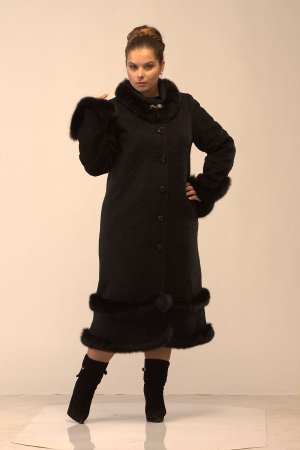 пальто женское Зима 2015 модель M-1418 фото